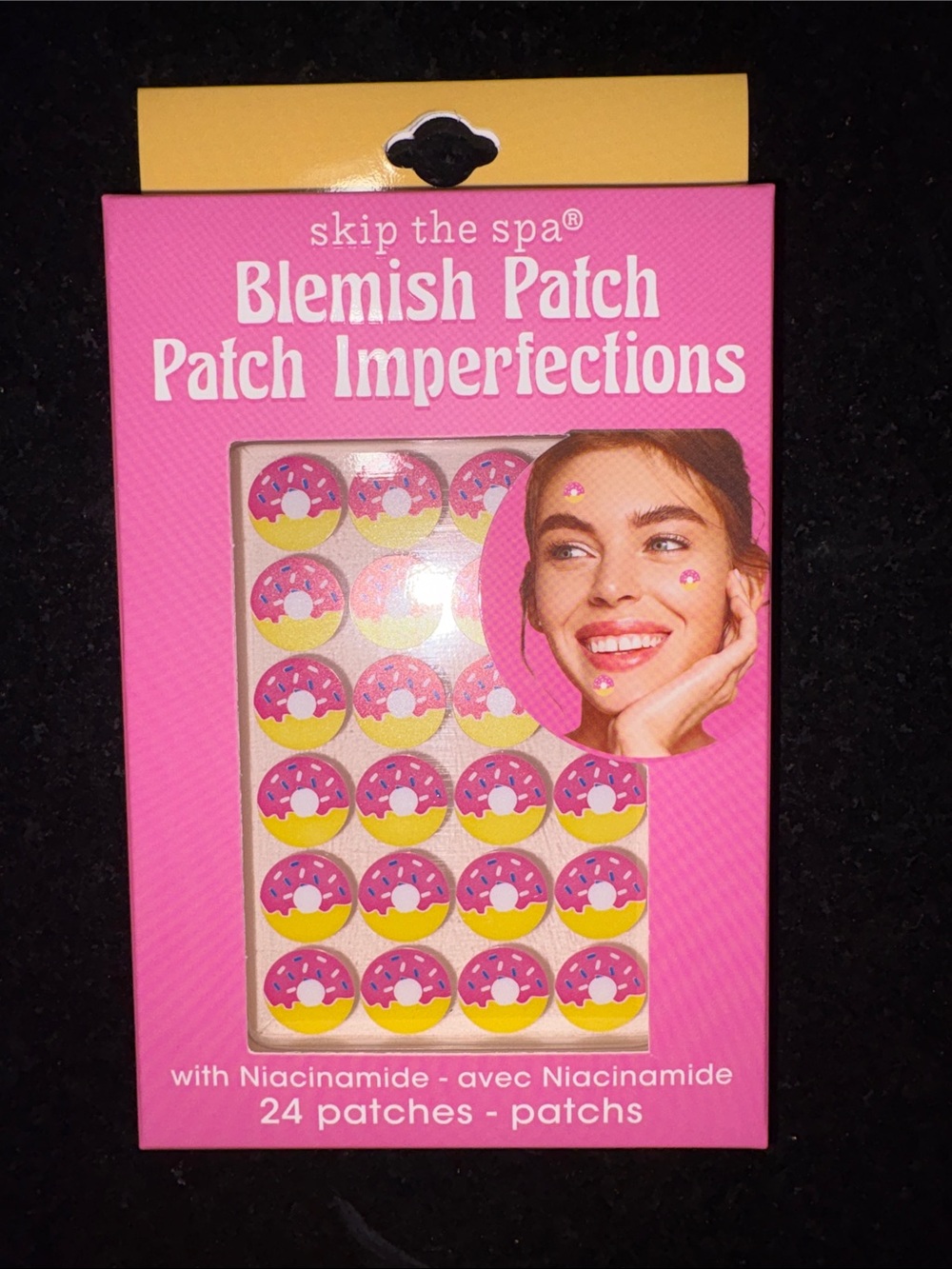 Skip the Spa Pink and Yellow Donut Blemish Patches - 24 Patches